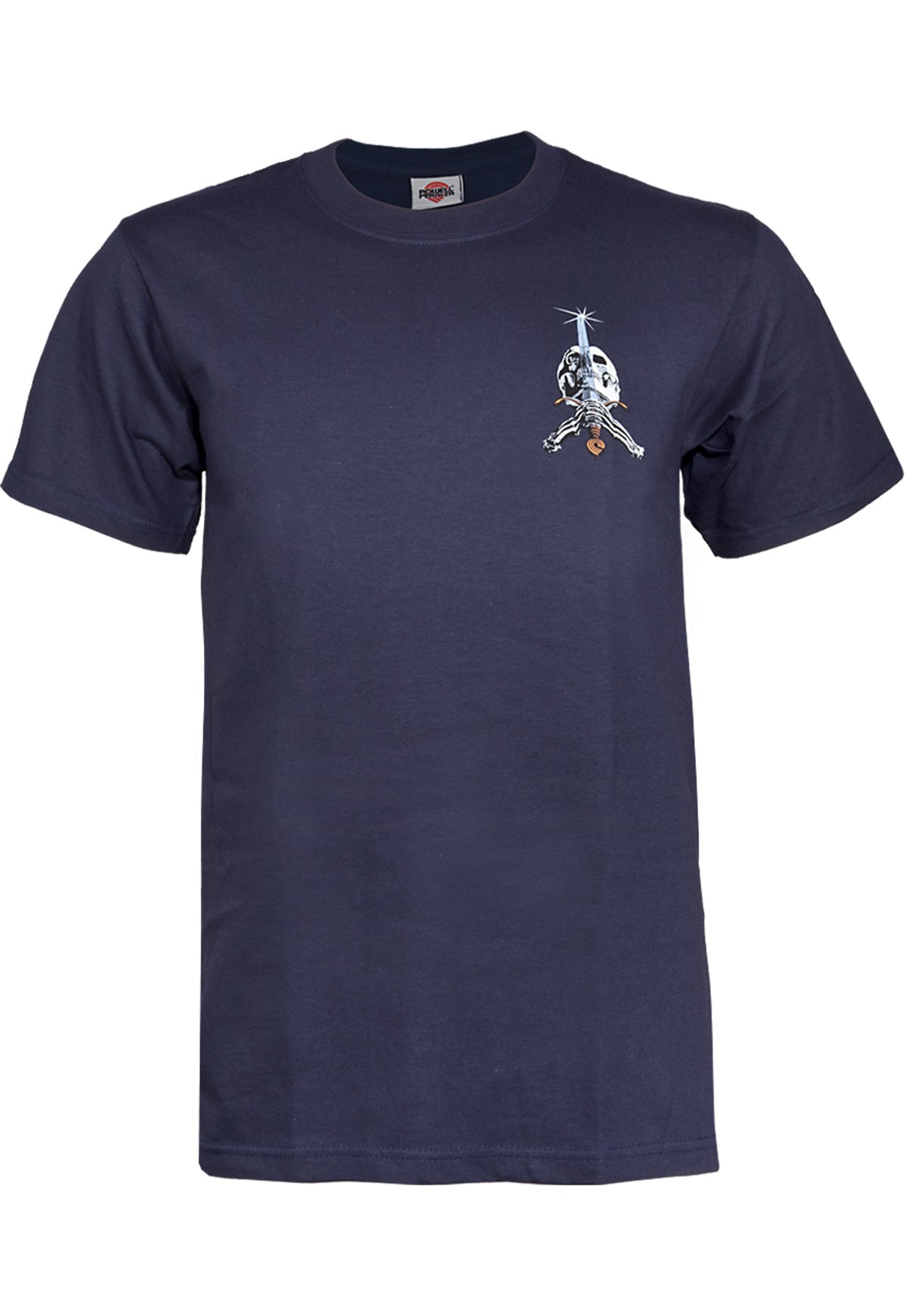 Skull & Sword navy Rückenansicht
