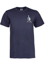 Skull & Sword navy Rückenansicht